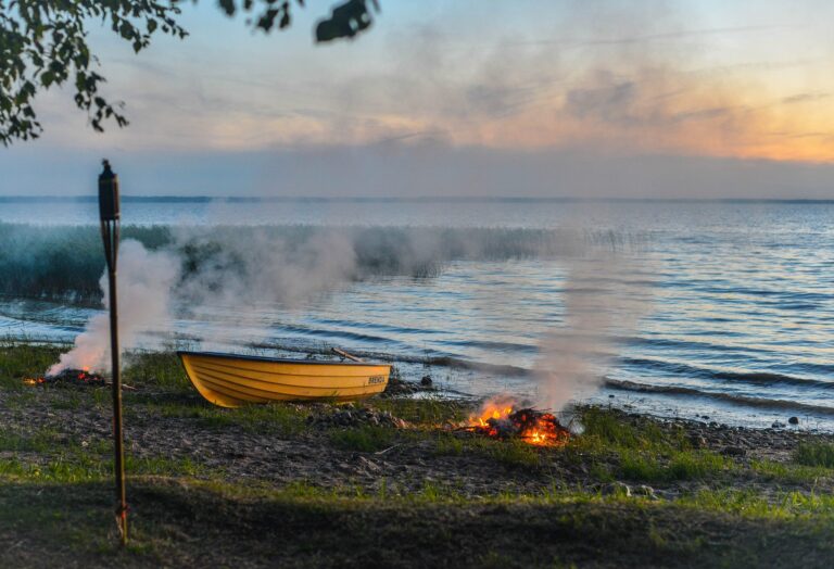 Retrosuvila järvevaade